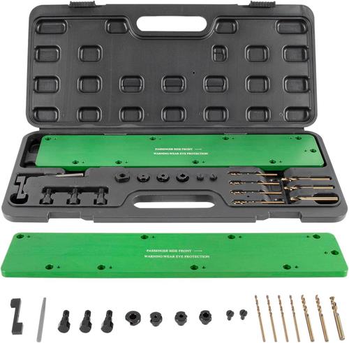 71500 Exhaust Manifold Bolt Drill Template Removal Tool Kit for Dodge 5.7L Hemi