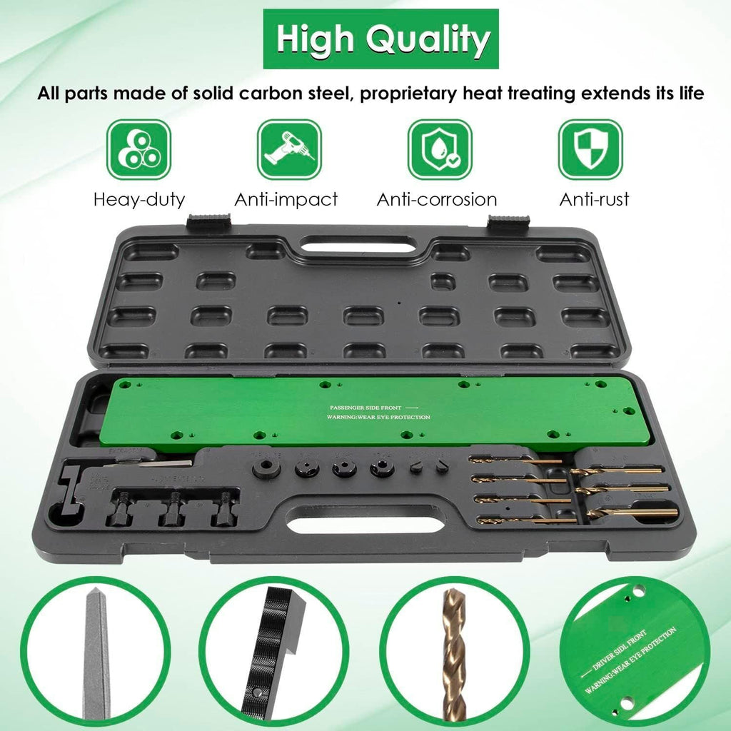71500 Exhaust Manifold Bolt Drill Template Removal Tool Kit for Dodge 5.7L Hemi