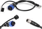 Replaces MKR-US2-10 Sonar 2 Adaptor Cable Fit for Minn Kota Lowrance Fish Finder
