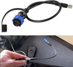 Replaces MKR-US2-10 Sonar 2 Adaptor Cable Fit for Minn Kota Lowrance Fish Finder
