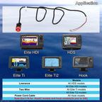 2-Wire Power Only Cable for Lowrance HDS/Elite/Elite Ti/Hook/Mark -000-14041-001