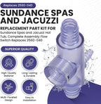 2560-040 Flow Switch for Sundance Spas, Jacuzzi Hot Tub, Flow Sensor with Tee