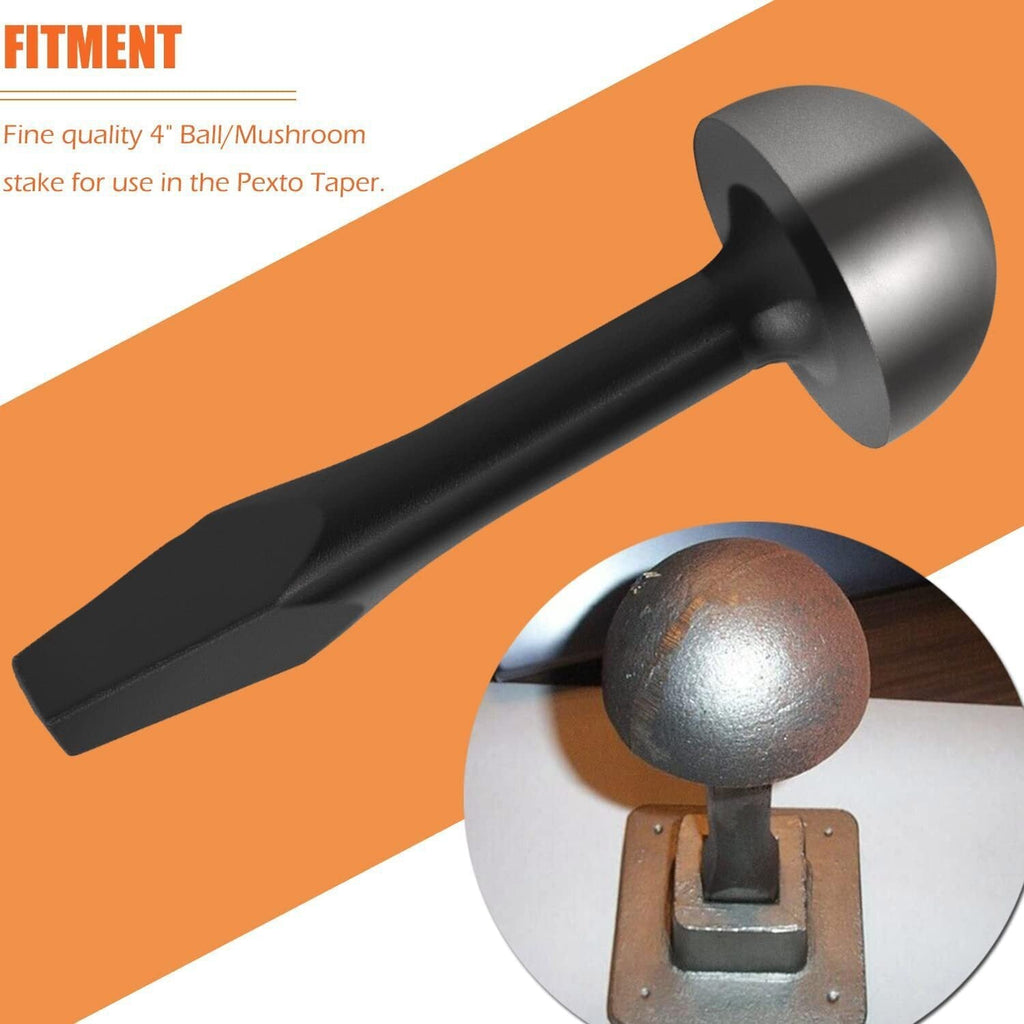 Blacksmith Tinsmith 4" Mushroom Stake for Pexto Taper Large Single Pexto Plate