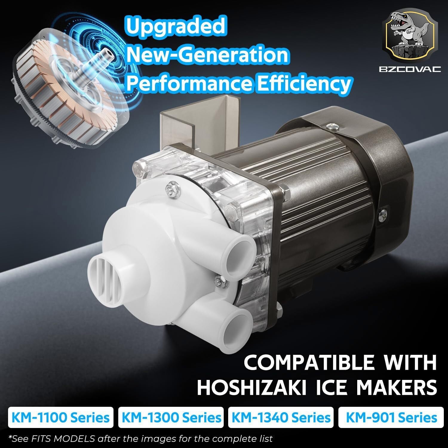 for Hoshizaki S-0731 KM Water Pump Motor Assembly Ice Machine Motor Replacement