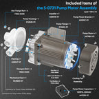 for Hoshizaki S-0731 KM Water Pump Motor Assembly Ice Machine Motor Replacement