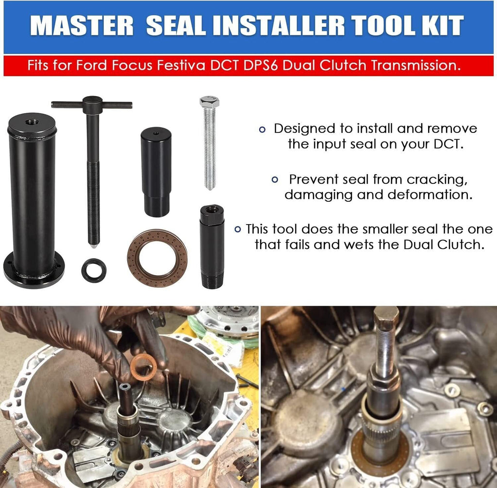For Ford Focus Festiva DCT DPS6 Dual Clutch Transmission Seal Installer Tool Kit