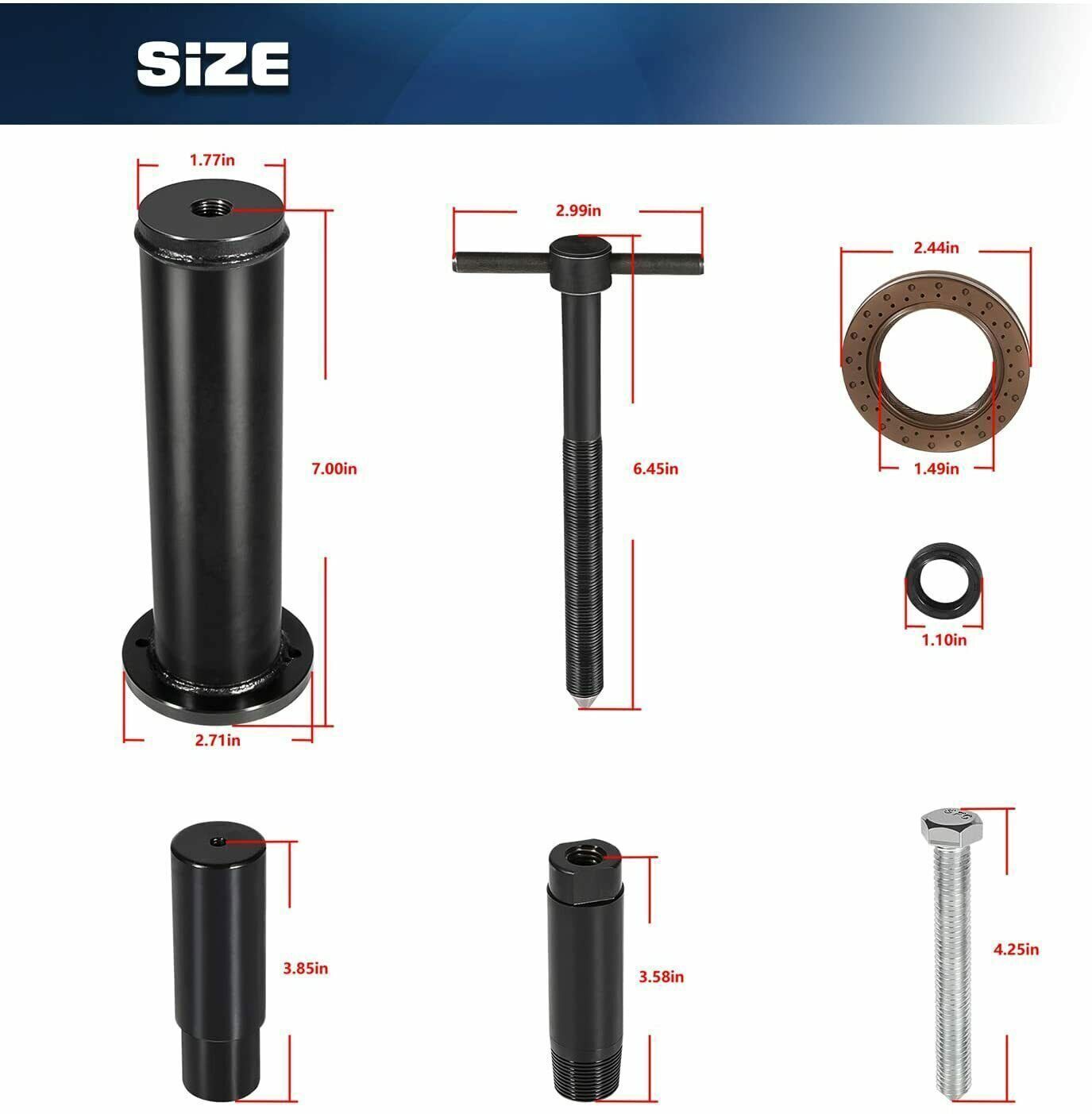 For Ford Focus Festiva DCT DPS6 Dual Clutch Transmission Seal Installer Tool Kit