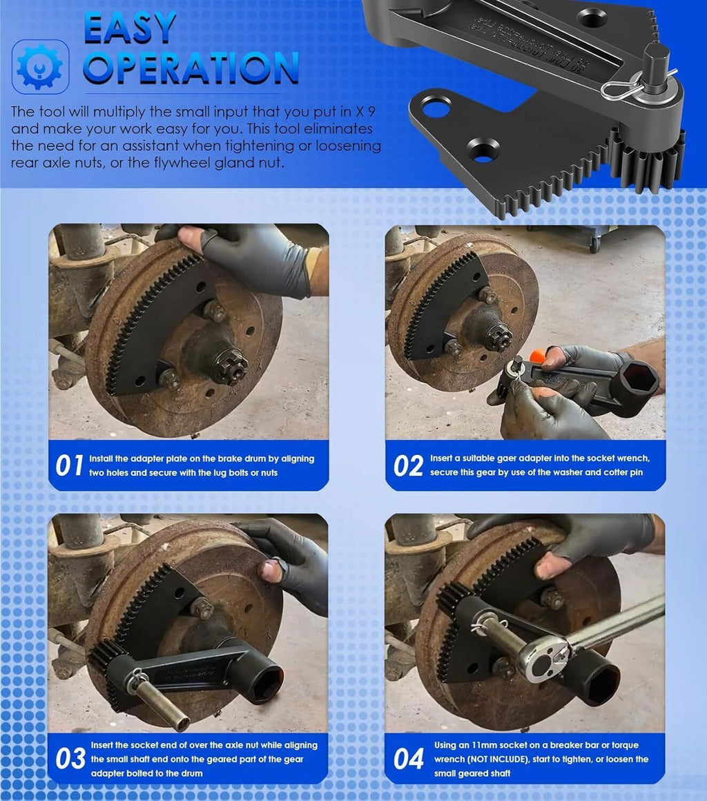 Torque Leverage Tool for Classic Vw Bug Volkswagen Beetle Remove 36mm Axle Nut