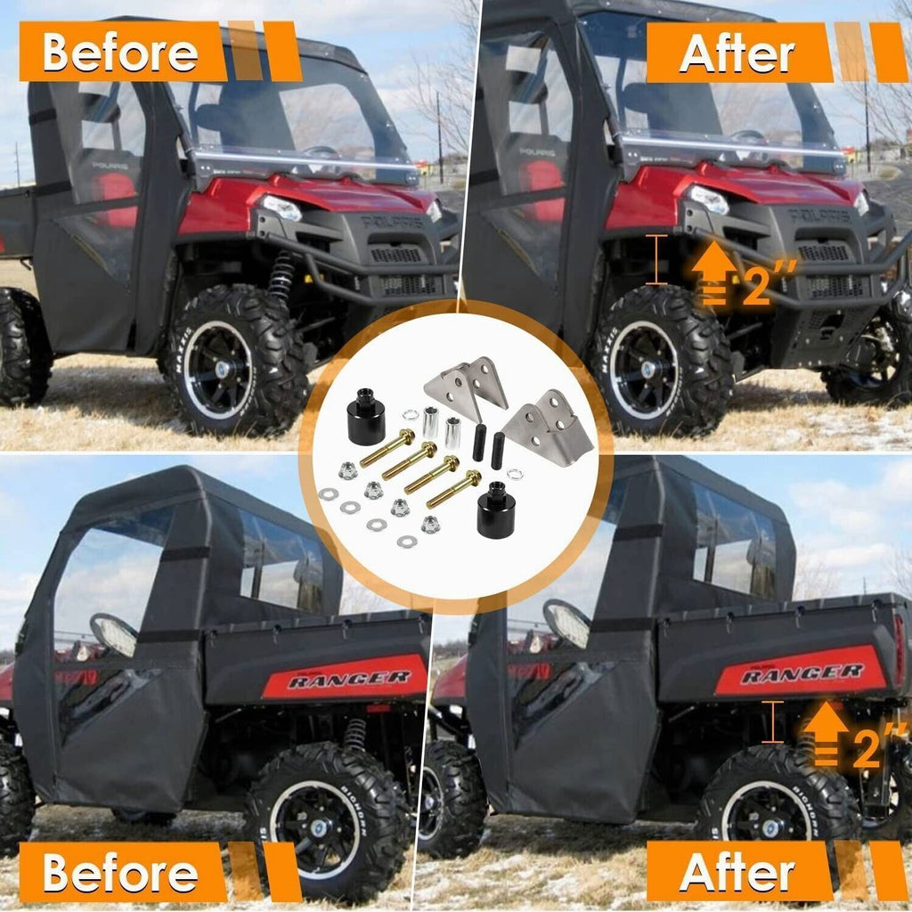 2" Front Rear Full Lift Kit for Polaris Ranger 400/500/800 2010-2014 Crew UTV