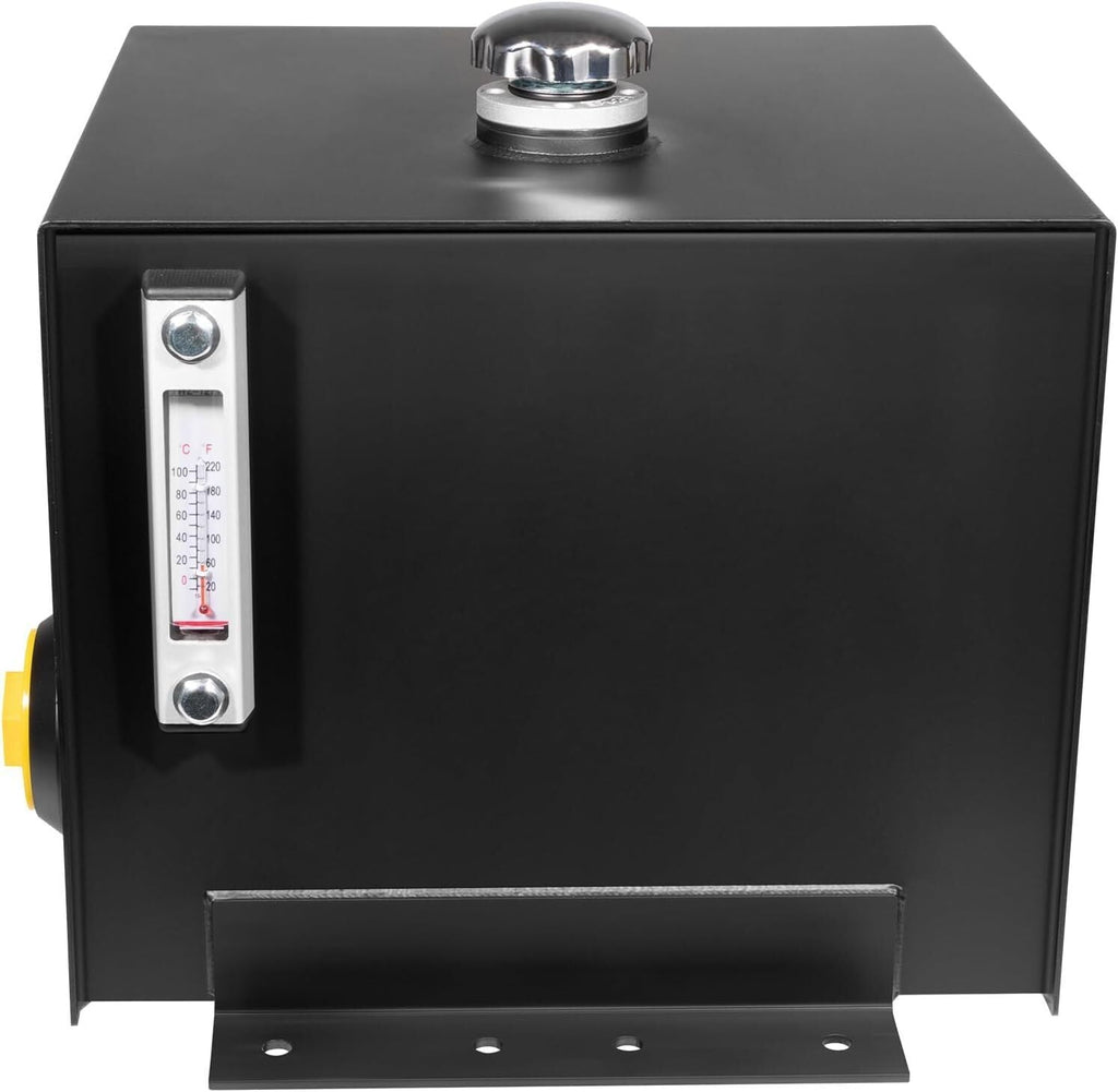 7-Gallon Hydraulic Fluid Reservoir Tank 14 Gauge Steel for Hydraulic Systems