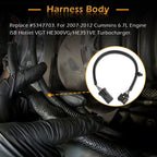 For Dodge Ram Cummins 6.7L VGT HE300VG Turbocharger Actuator Adapter Harness