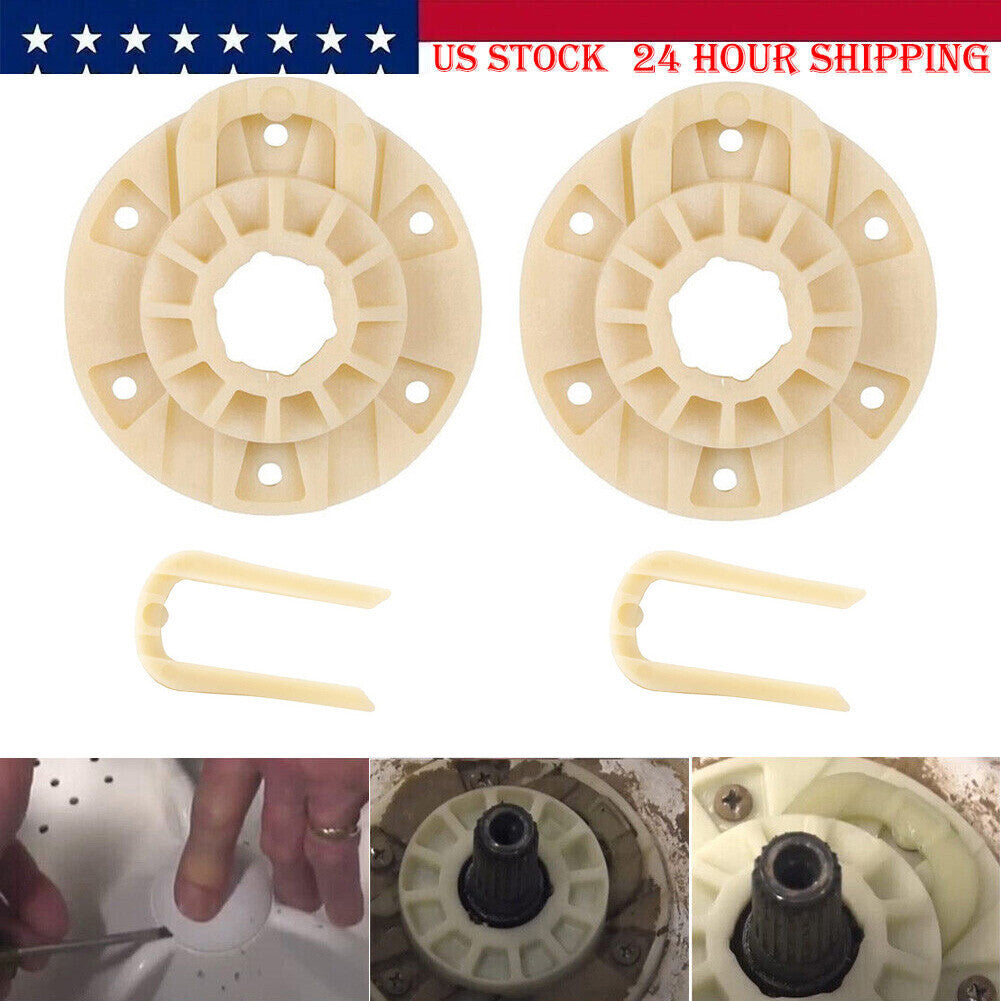 2 Set W10528947 Washer Drive Hub Kit for Whirlpool Maytag Kenmore AP5665171