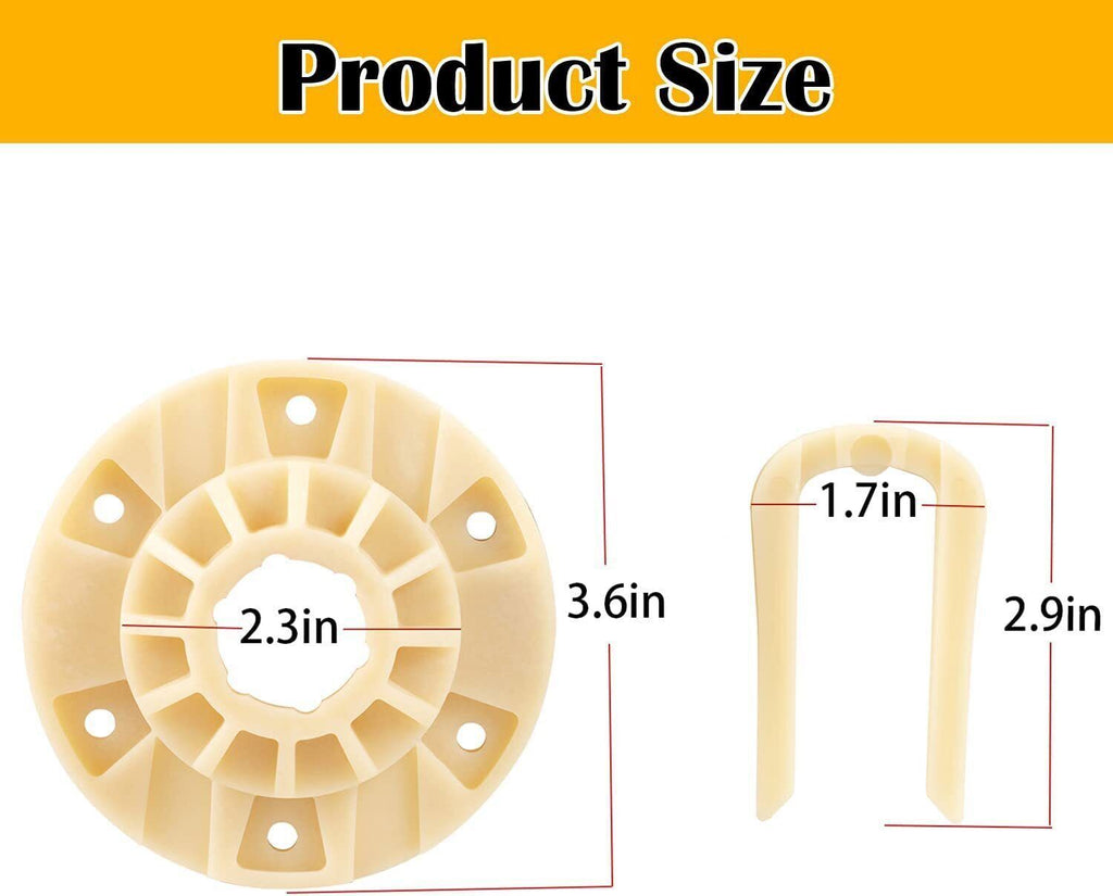 2 Set W10528947 Washer Drive Hub Kit for Whirlpool Maytag Kenmore AP5665171