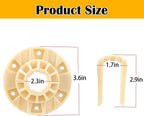 2 Set W10528947 Washer Drive Hub Kit for Whirlpool Maytag Kenmore AP5665171