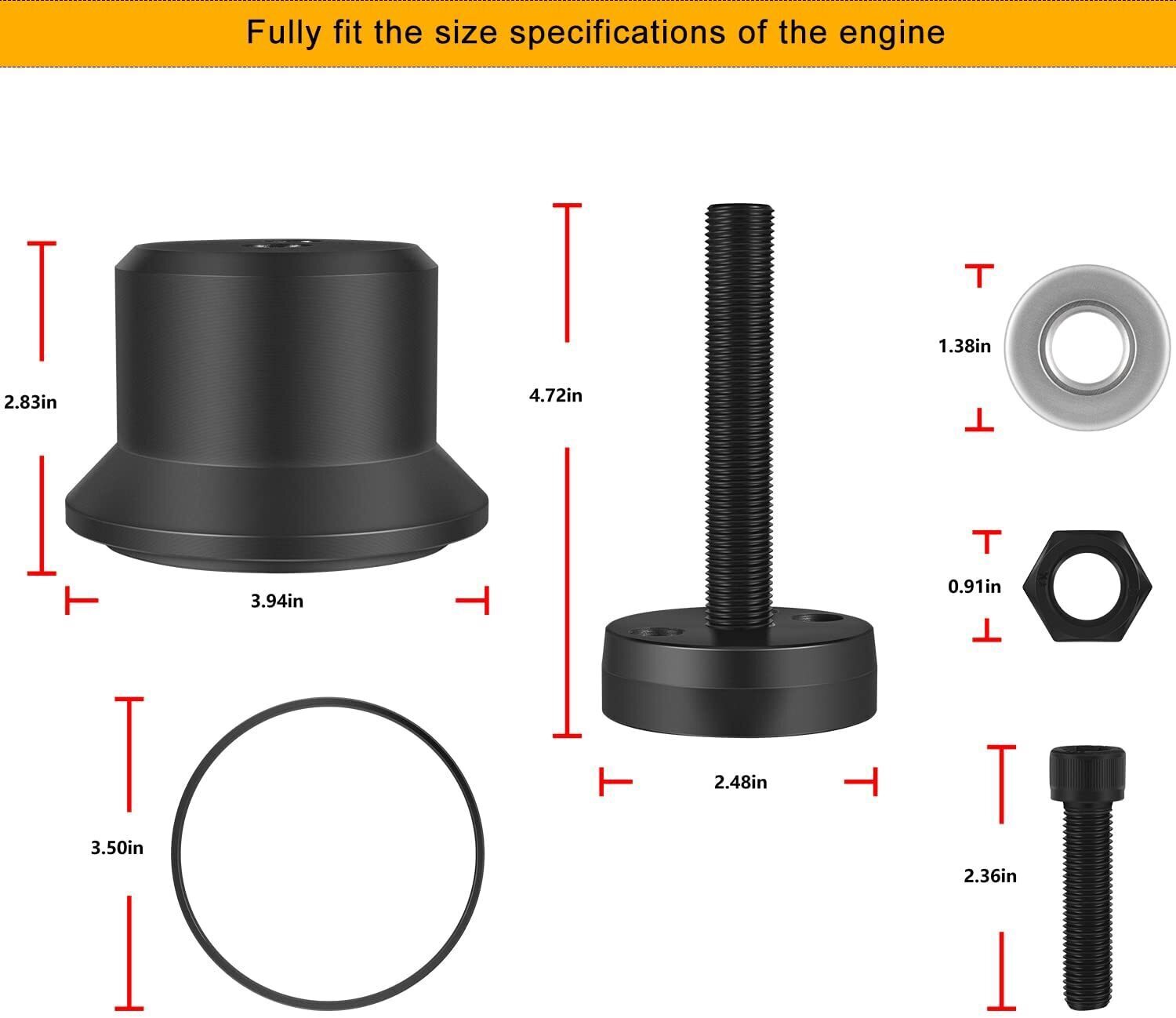 303-1509-01 6.7L PowerStroke Front Crankshaft Seal Installer Tool Alt ST-137B