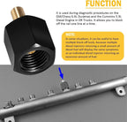 9864A 9864 Fuel Rail Block Off Cap for Duramax 6.6L 07-18 Dodge Ram Cummins 6.7L