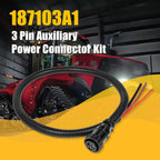 187103A1 RE37651 86511459 Aux Power Cord For John Deere Case-IH Ford/New Holland