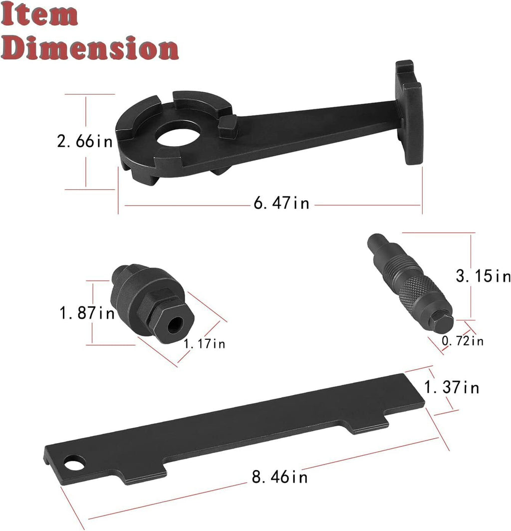 Camshaft Locking Timing Tool Kit T40047 T40046 T3242 for VW Audi 4.2L V8 Engines