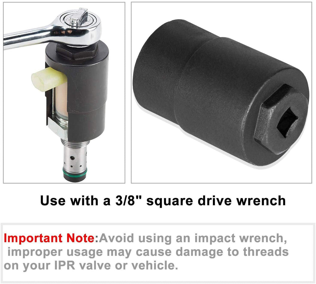 6.0 IPR Valve Socket and HPOP Air Test Fitting Tool for Ford 6.0L Powerstroke