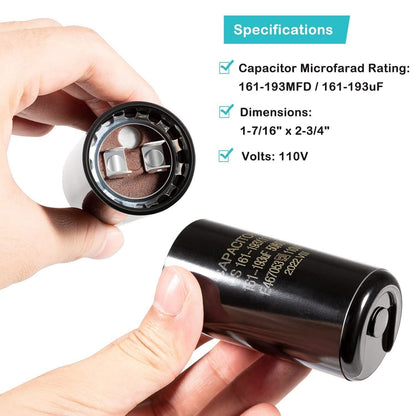 Pool Pump Motor Start Capacitor For Hayward Super Pump & Max Flo Pump 0.75-1.5HP