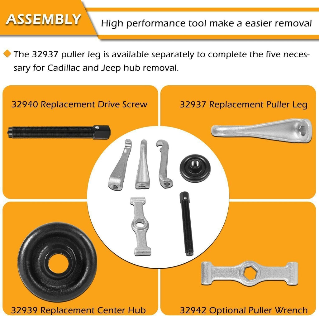 7394 Universal Hub Puller Wheel Hub Removal Tool Replace For OTC 7394 Large Size