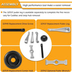 7394 Universal Hub Puller Wheel Hub Removal Tool Replace For OTC 7394 Large Size