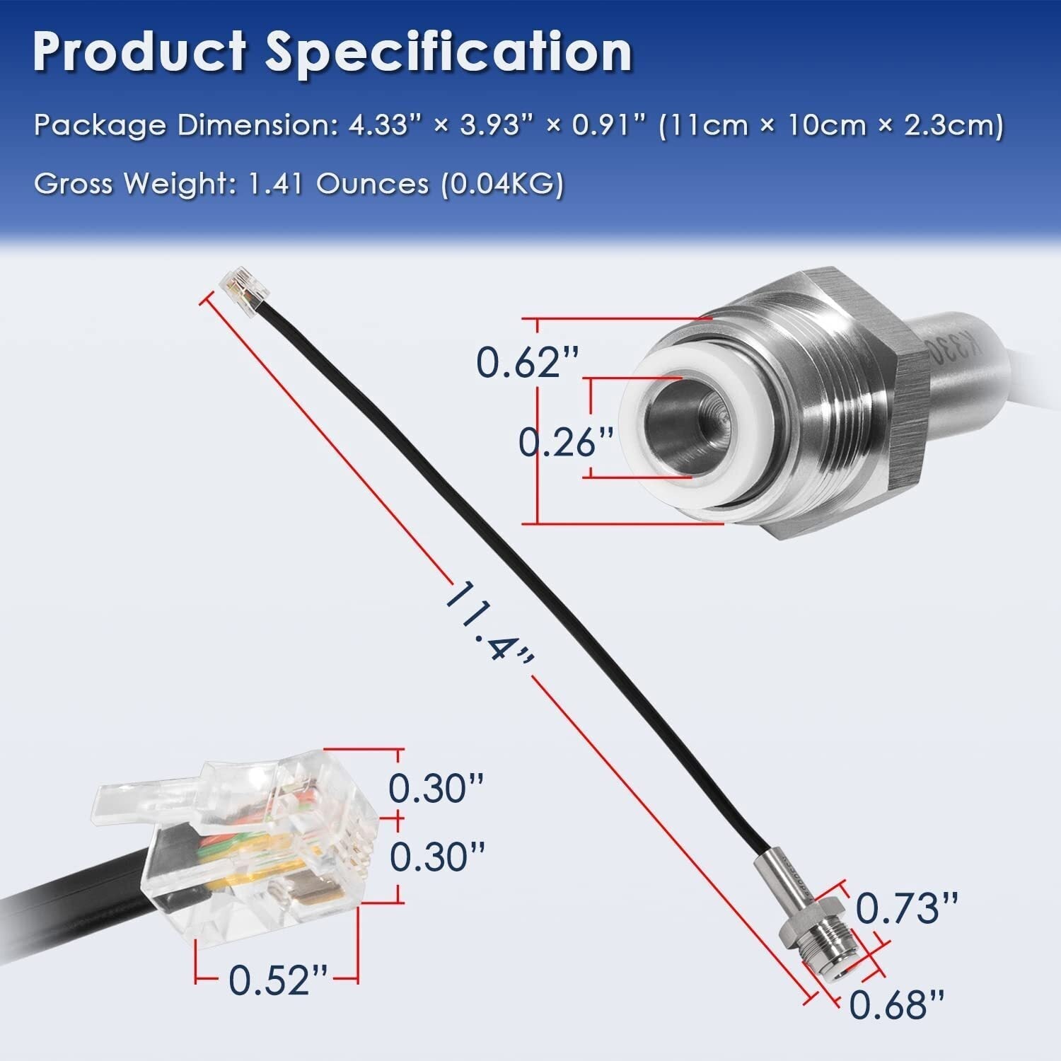Airless Sprayer Pressure Transducer 243222 for Most Airless Paint Sprayers