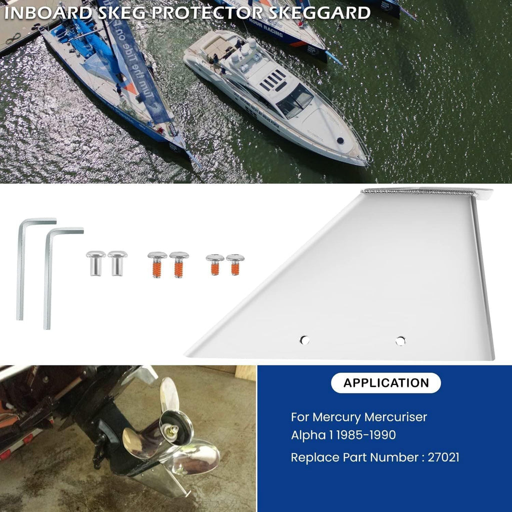 27021 Skeg Guard Protector SkegGuard for Mercury Mercuriser Alpha 1 1985-1990