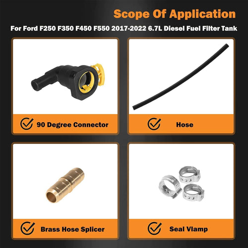 2011-2022 Ford 6.7L Power Stroke Fuel Supply Connector Repair Kit