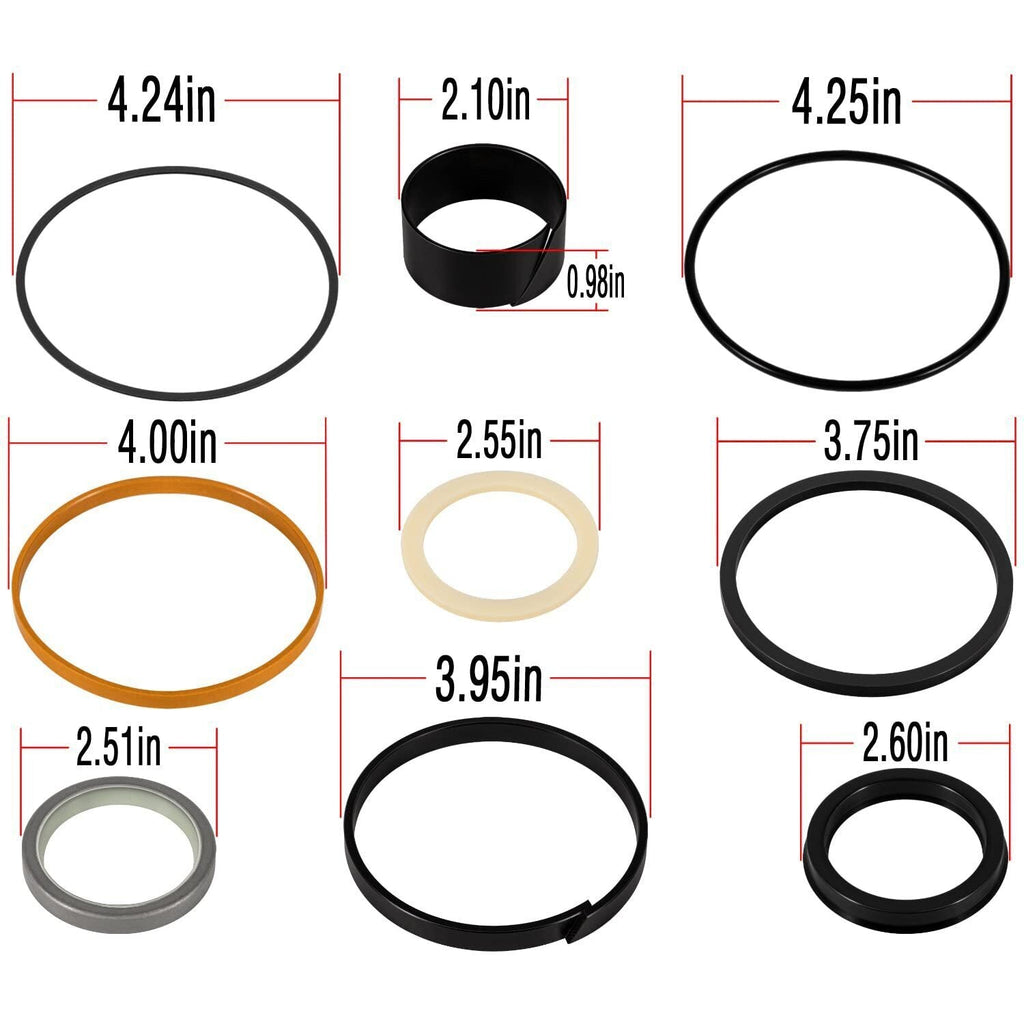 1543273C1 G109423 G105545 Hydraulic Cylinder Seal Kit for Case 450 455 550 580