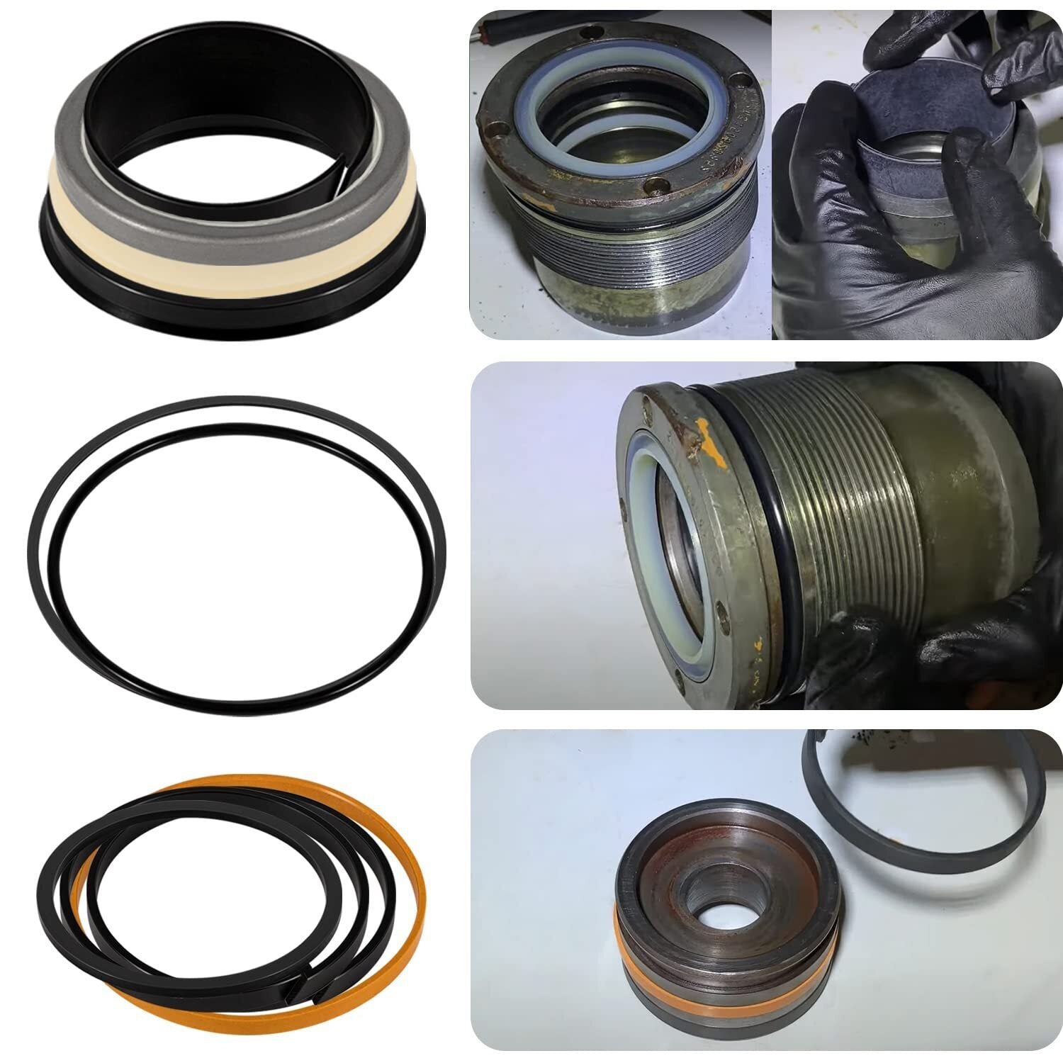 1543273C1 G109423 G105545 Hydraulic Cylinder Seal Kit for Case 450 455 550 580