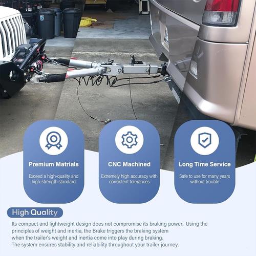 Replace For RBS-4000 Receiver Style Brake System For 2” Hitch Receiver