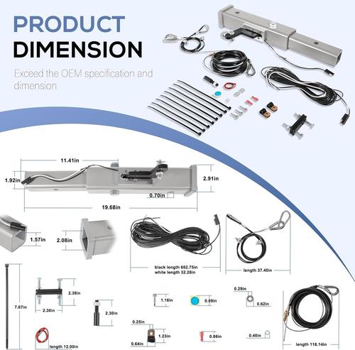 Replace For RBS-4000 Receiver Style Brake System For 2” Hitch Receiver