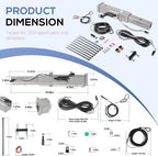 Replace For RBS-4000 Receiver Style Brake System For 2” Hitch Receiver