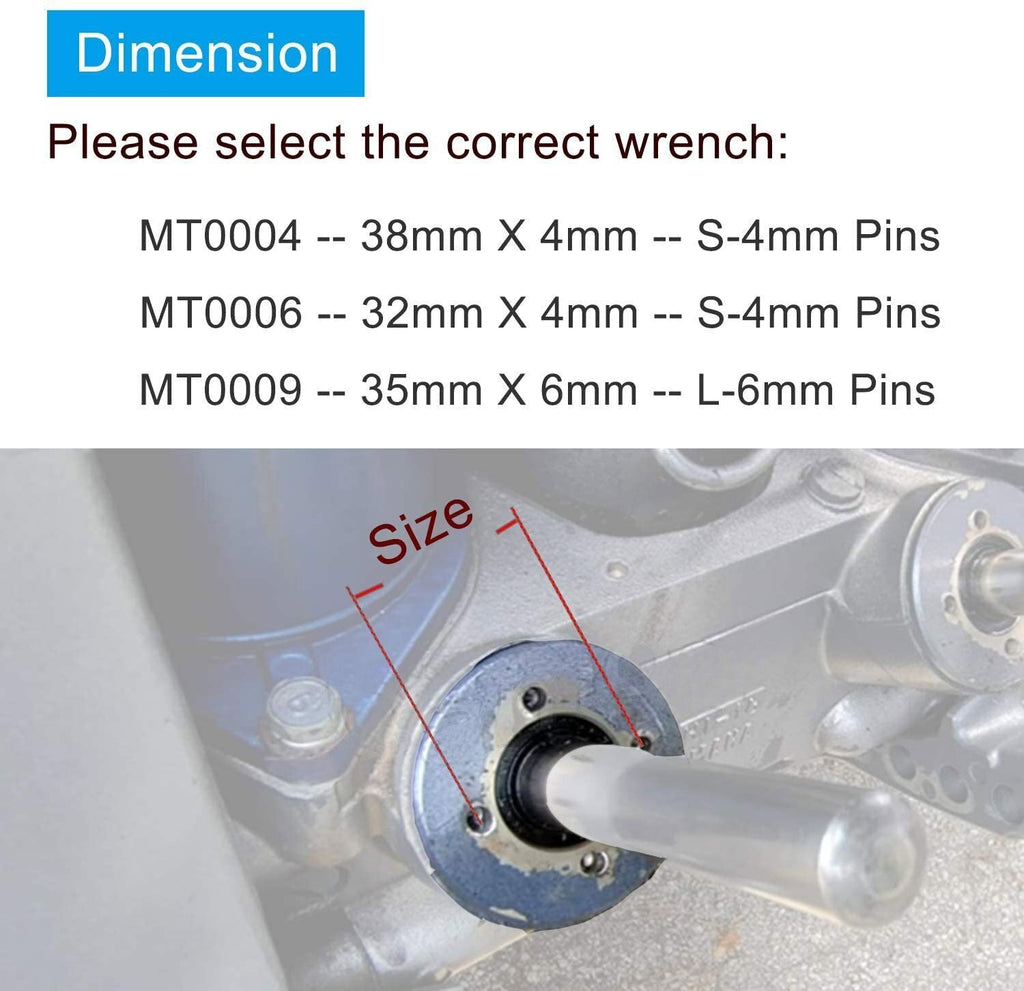 Trim/Tilt Pin Wrench AMT0009 35mmx 6mm for Yamaha Suzuki Johnson Honda Outboards