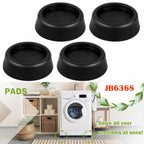 Anti Vibration Washing Machine Support Anti-Slip Rubber Feet Pad Mat Base JB6368