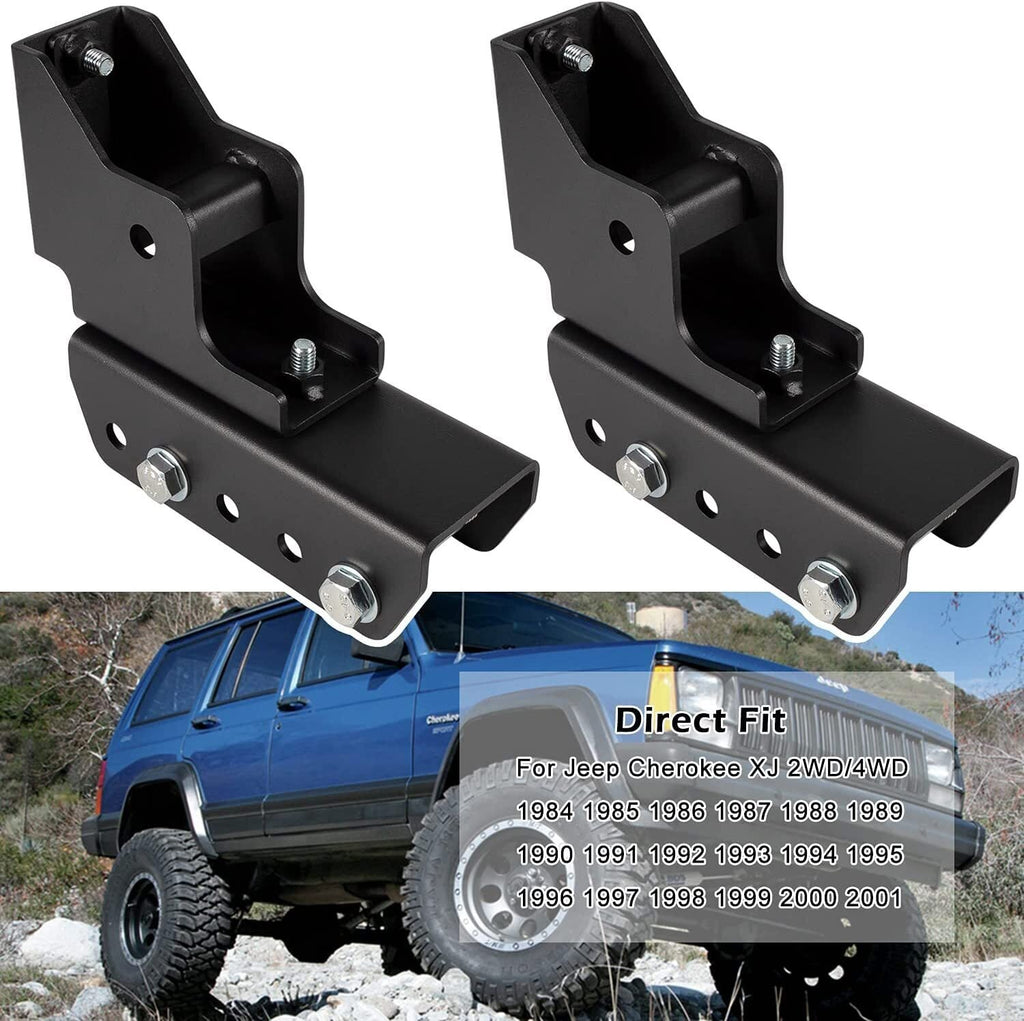 1.5" Rear Shackle Relocation Kit For 1984-2001 Jeep Cherokee XJ 2WD/4WD