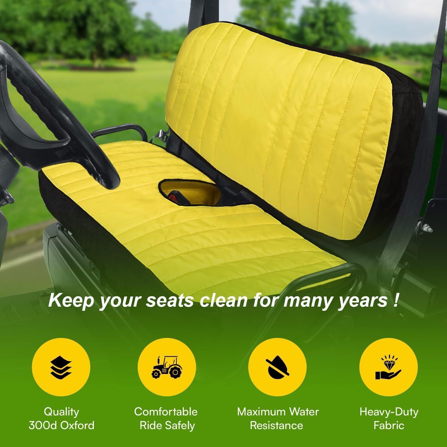 Bench Seat Protect Cover for John Deere Gator XUV560 560E 590i Mid-Size LP66449