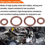 Turbo Pedestal O-rings Seal Kit+ Base Gasket Set 72468 For Ford 7.3L Powerstroke