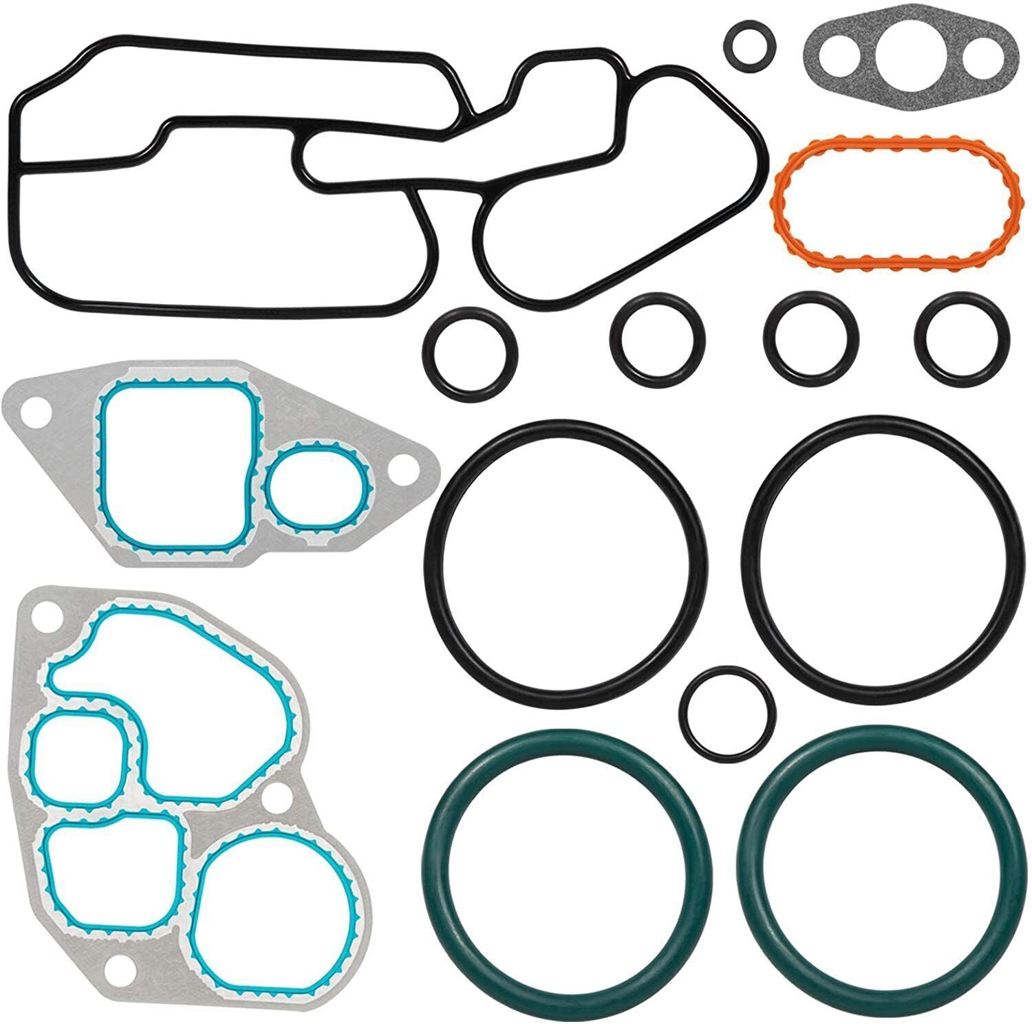 Engine Oil Cooler Gasket Kit for Navistar International DT466E 431270 1823182C95