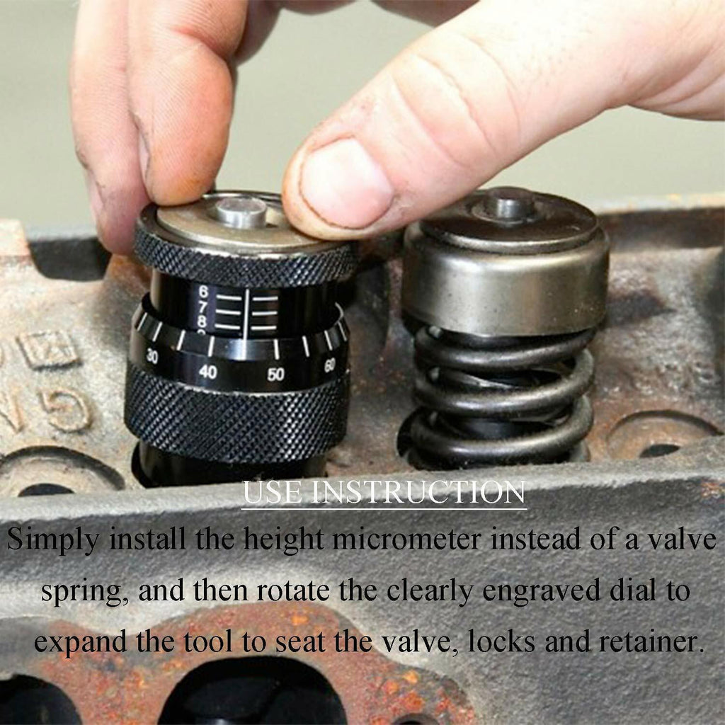 Valve Spring Height Micrometer For V8 Engines 1.600"-2.200" Height Range 4929