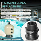 154714 Bulkhead Replacement 2-Inch For Triton II Filter TR50 TR60 TR100 TR140