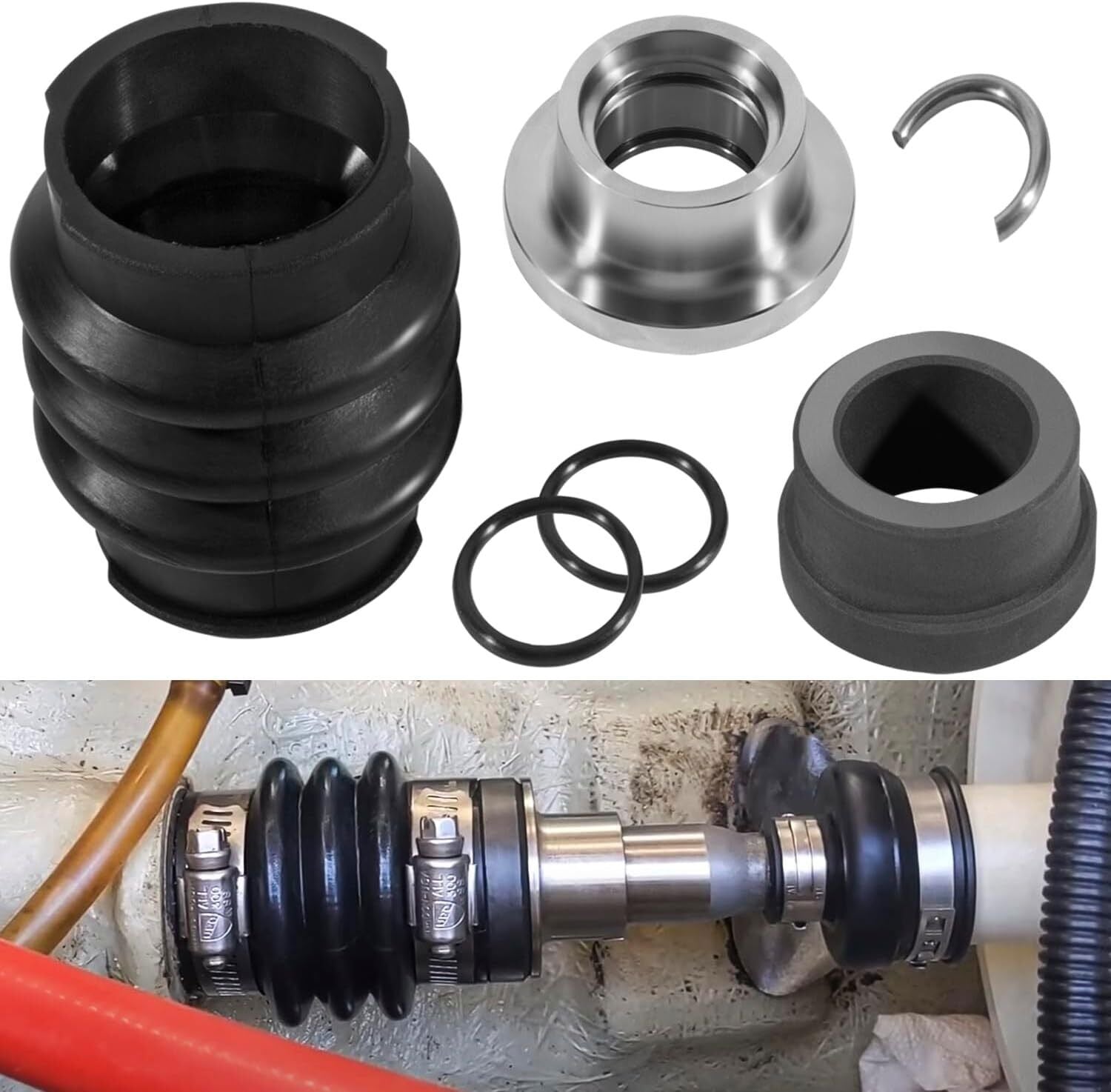 for Sea Doo Carbon Seal Drive Line Rebuild Kit Boot All 787 800 SPX XP GTX GSX