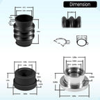 for Sea Doo Carbon Seal Drive Line Rebuild Kit Boot All 787 800 SPX XP GTX GSX