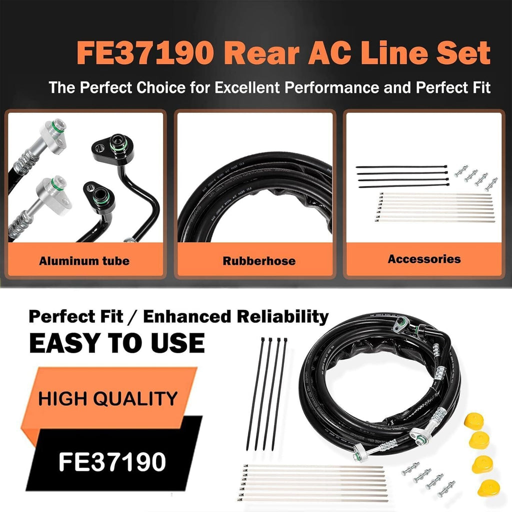 Rear AC Line Set FE37190 for 2011-2016 Ford Explorer ,2013-2019 Flex and MKT