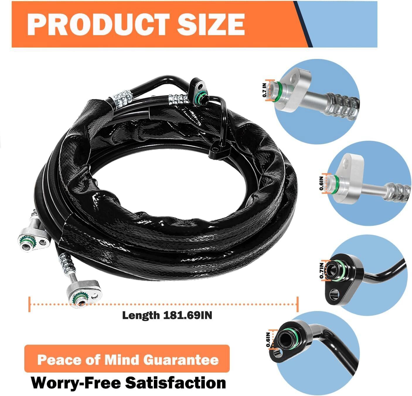 Rear AC Line Set FE37190 for 2011-2016 Ford Explorer ,2013-2019 Flex and MKT
