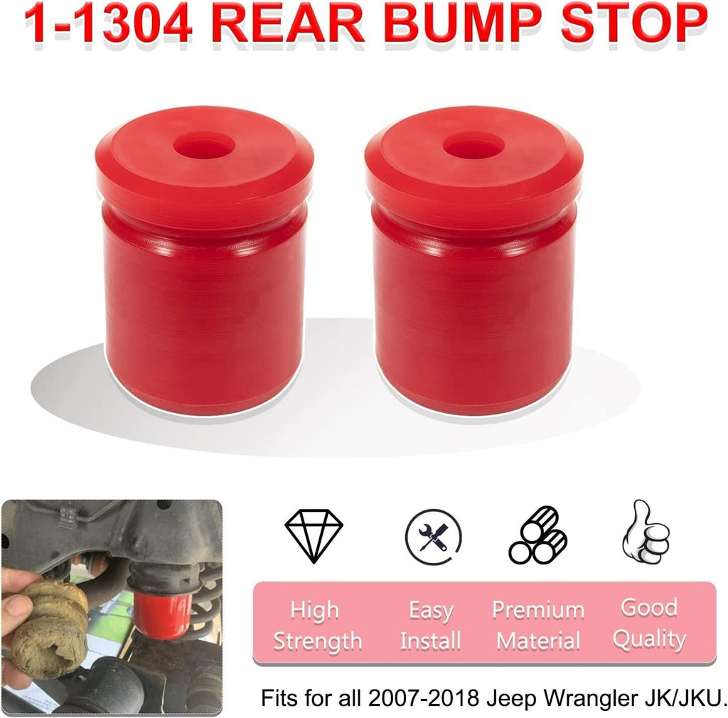 1-1304 Rear Polyurethane Bump Stop Fits for 2007-2018 Jeep Wrangler JK / JKU