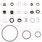 O-Ring Repair Kit for Jandy Zodiac VS FloPro, FHPF, FHPM Series Pool Pumps