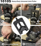 10105 Heavy Duty Universal Joint Puller Press Removal U-Joint Tool 1.0" to 1.25"