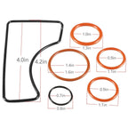 For MerCruiser Bravo 1 2 3 Outdrive Bell Housing Install Gasket Kit 16755Q1
